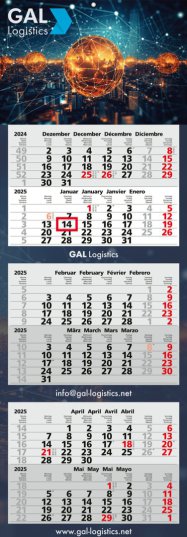 6-Monatskalender Synergie Monats Kalender 2025