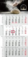 Rational 4-Monats-Planer Monats Kalender 2025